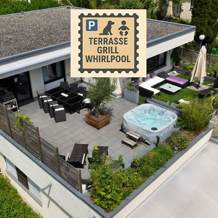 Penthouse - 3 Schlafzimmer- Sonnige Dachterrasse -Whirlpool & Alpenblick - Perfekt Fuer Romantik Oder Familienurlaub Mit Kind, Hund Willkommen - By Ferienwohnenamsee - Uberlingen Exterior foto