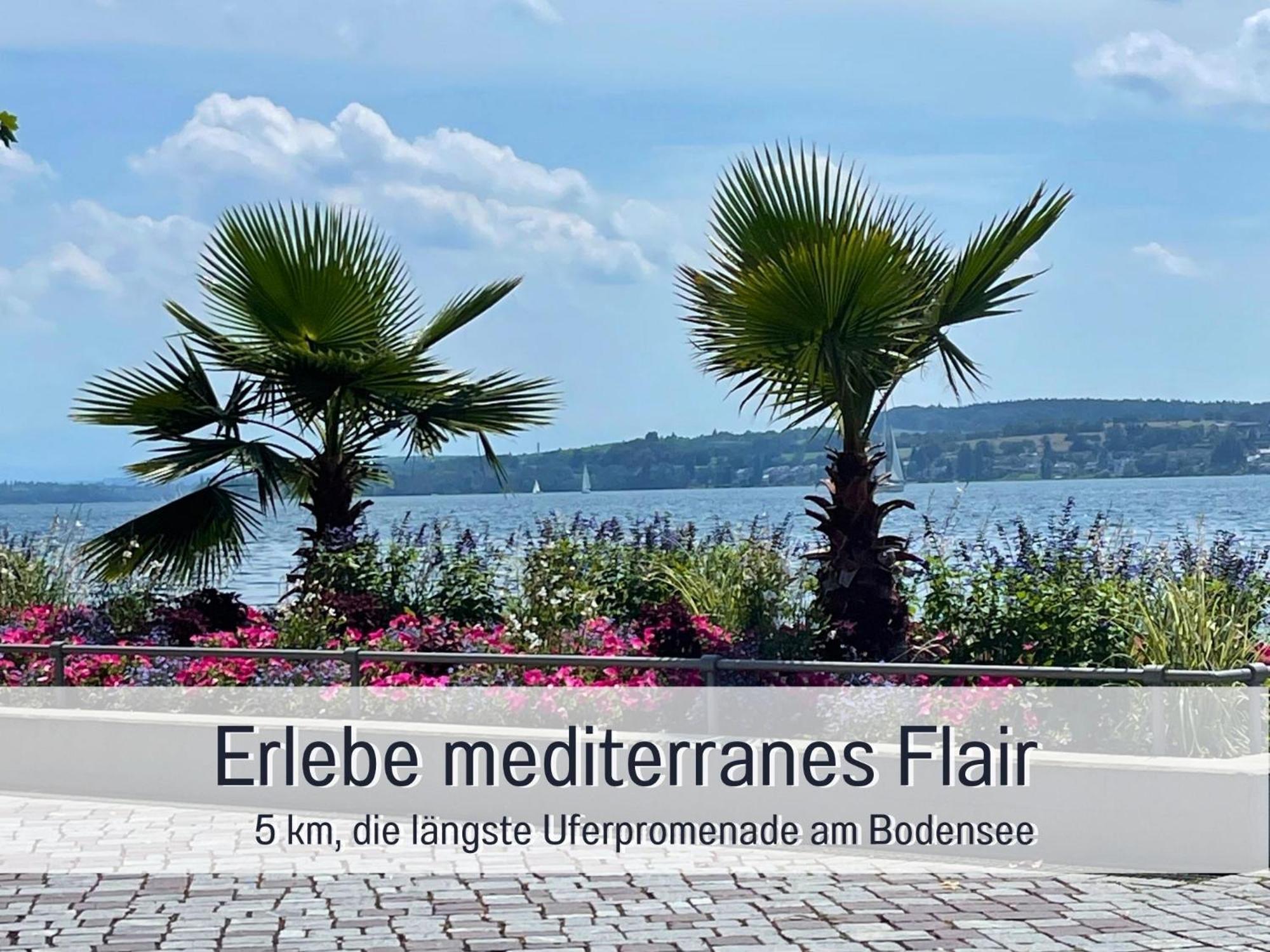 Penthouse - 3 Schlafzimmer- Sonnige Dachterrasse -Whirlpool & Alpenblick - Perfekt Fuer Romantik Oder Familienurlaub Mit Kind, Hund Willkommen - By Ferienwohnenamsee - Uberlingen Exterior foto